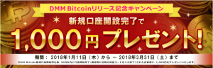 DMM Bitcoinキャンペーン